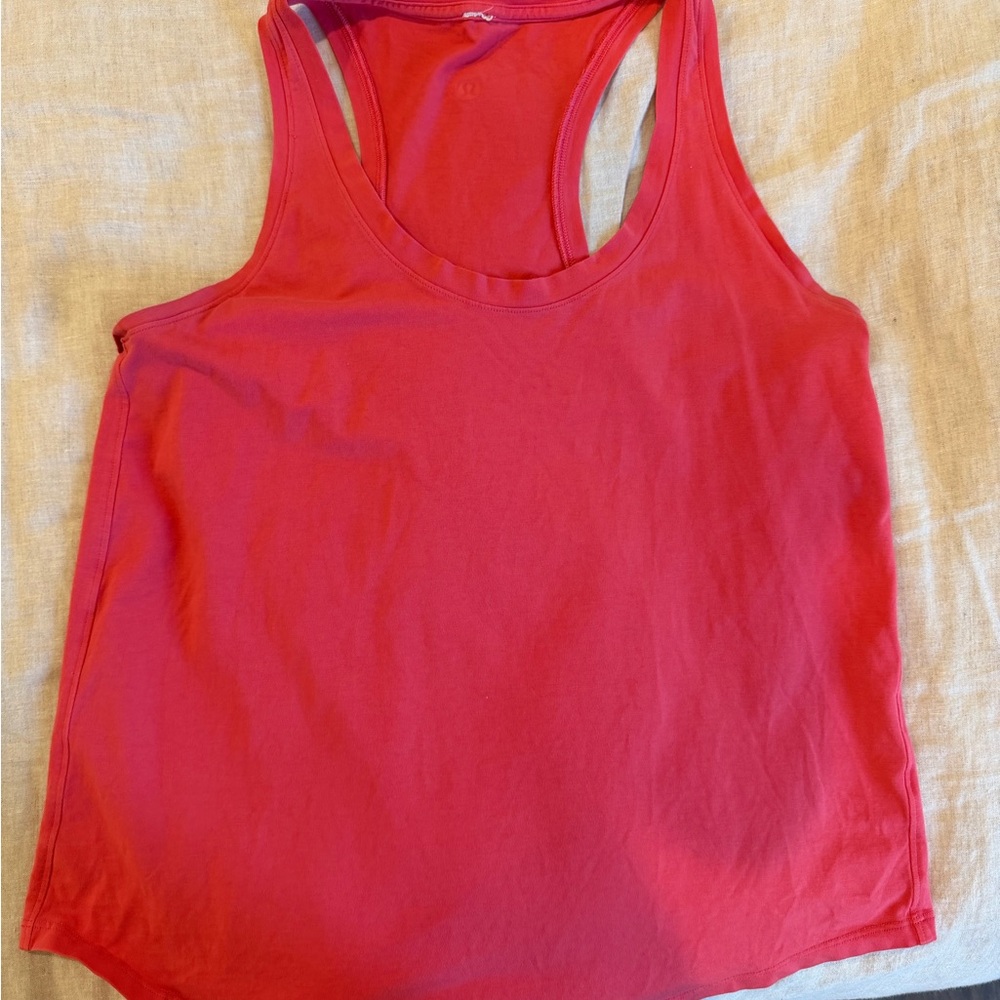 lululemon athletica Vibrant Red Tank Top